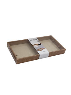 Bandeja Madera 20x40x4 cm.